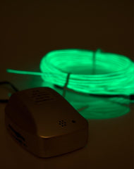 Portable 25 foot Sound Activated EL Wire Kit - OFF