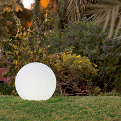 Blitar 16" Globe Shaped Wired LED Outdoor Landscape Light