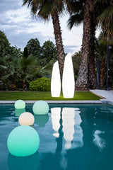Blitar 12" Solar Powered Integrated LED Color Changing Outdoor Pool Floating Light