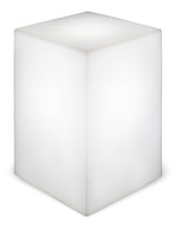 Solok 17" Illuminated Cube - Multi-Functional Stool, ambient light or landscape light. USB Rechargeable.