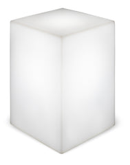 Solok 17" Illuminated Cube - Multi-Functional Stool, ambient light or landscape light. USB Rechargeable.