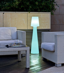Sorong 43'' 110 Battery Powered Integrated LED Color Changing Outdoor Floor Lamp