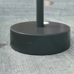 Sorong Slim Cordless LED Outdoor Table Lamp Anthracite 13"