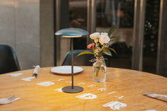 Tual Cordless LED Outdoor Table Lamp 11"