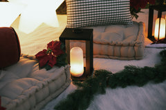 Bima 8" Cordless Lantern Rechargeable 200-Lumens