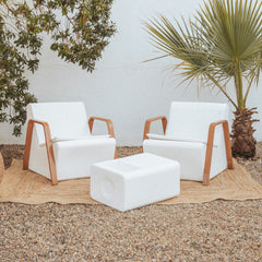 Tarakan Sit Illuminated Patio Lounge chair with Armrest