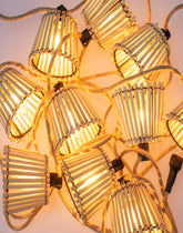 Medan Solar Bamboo String Light Rechargeable 315" Long