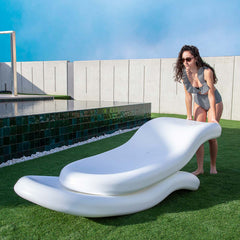 Metro Outdoor Chaise Lounger