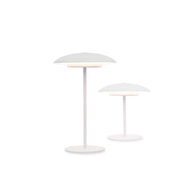 Tual Cordless LED Outdoor Table Lamp 11" White