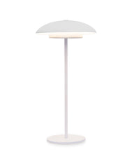 Tual Cordless LED Outdoor Table Lamp 11" White