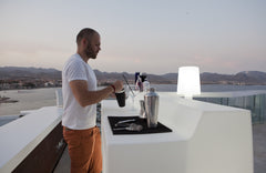 Madiun Outdoor Illuminated Bar Cabinet UL Listed