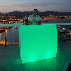 Madiun Outdoor Illuminated Bar Cabinet UL Listed