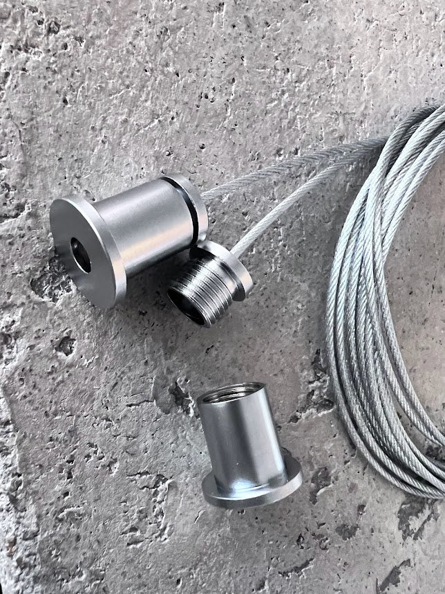 Wavelux LED Hanging Tube Light Kit - 60mm (2.36") Dia 270°