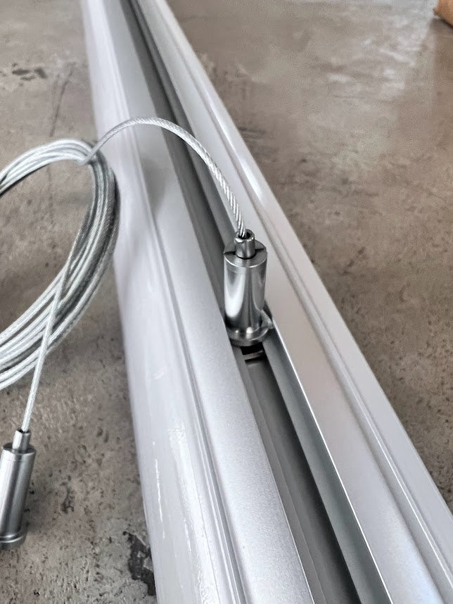 Wavelux LED Hanging Tube Light Kit - 60mm (2.36") Dia 270°