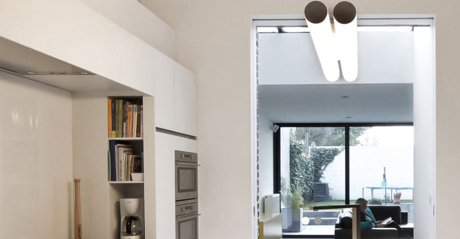 Wavelux LED Hanging Tube Light Kit - 60mm (2.36") Dia 270°