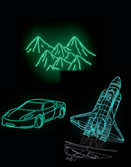 SewGlo™ HD (High-Density) Illuminated Thread (By The Meter)