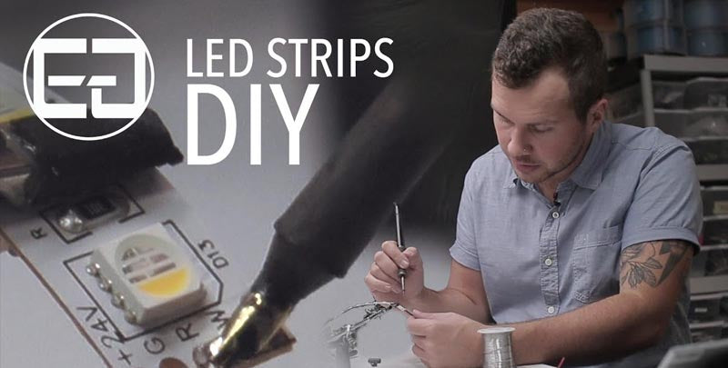 Soldering Led Frame DIY Video Tutorial On Soldering LED Strips – Ellumiglow
