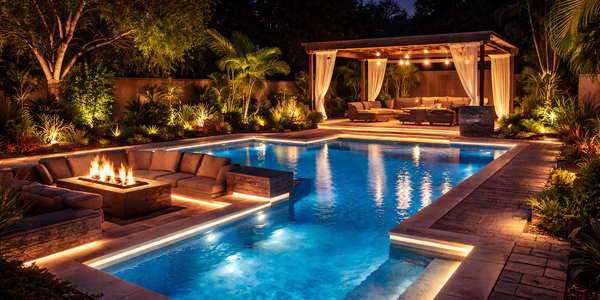 How Pixel-Free LED Enhances Poolside & Patio Spaces