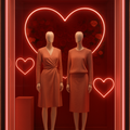 Pixel-Free LED for Valentine's Window Displays