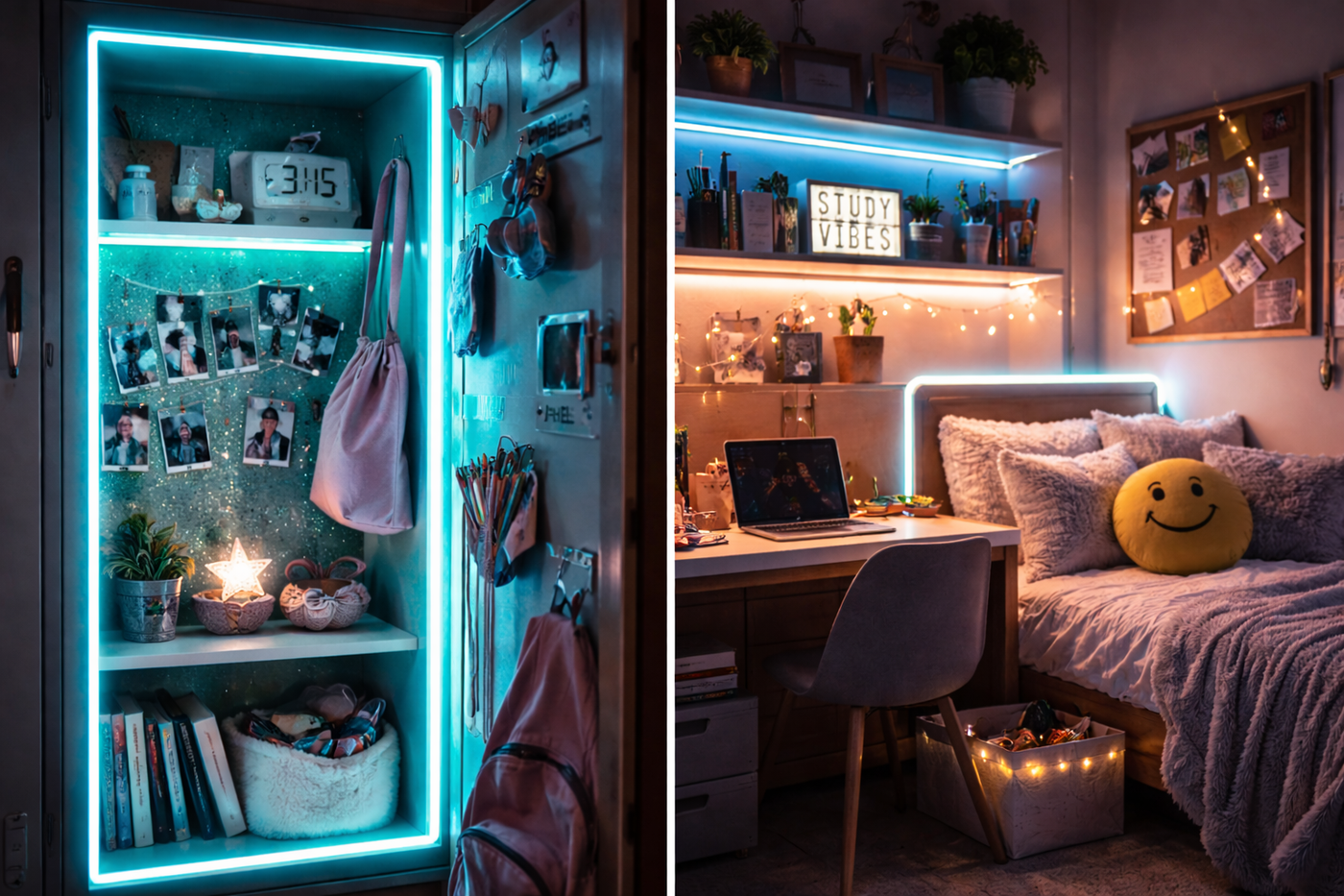 Back to School: Locker Decor & Dorm Lights with VynEL Wear