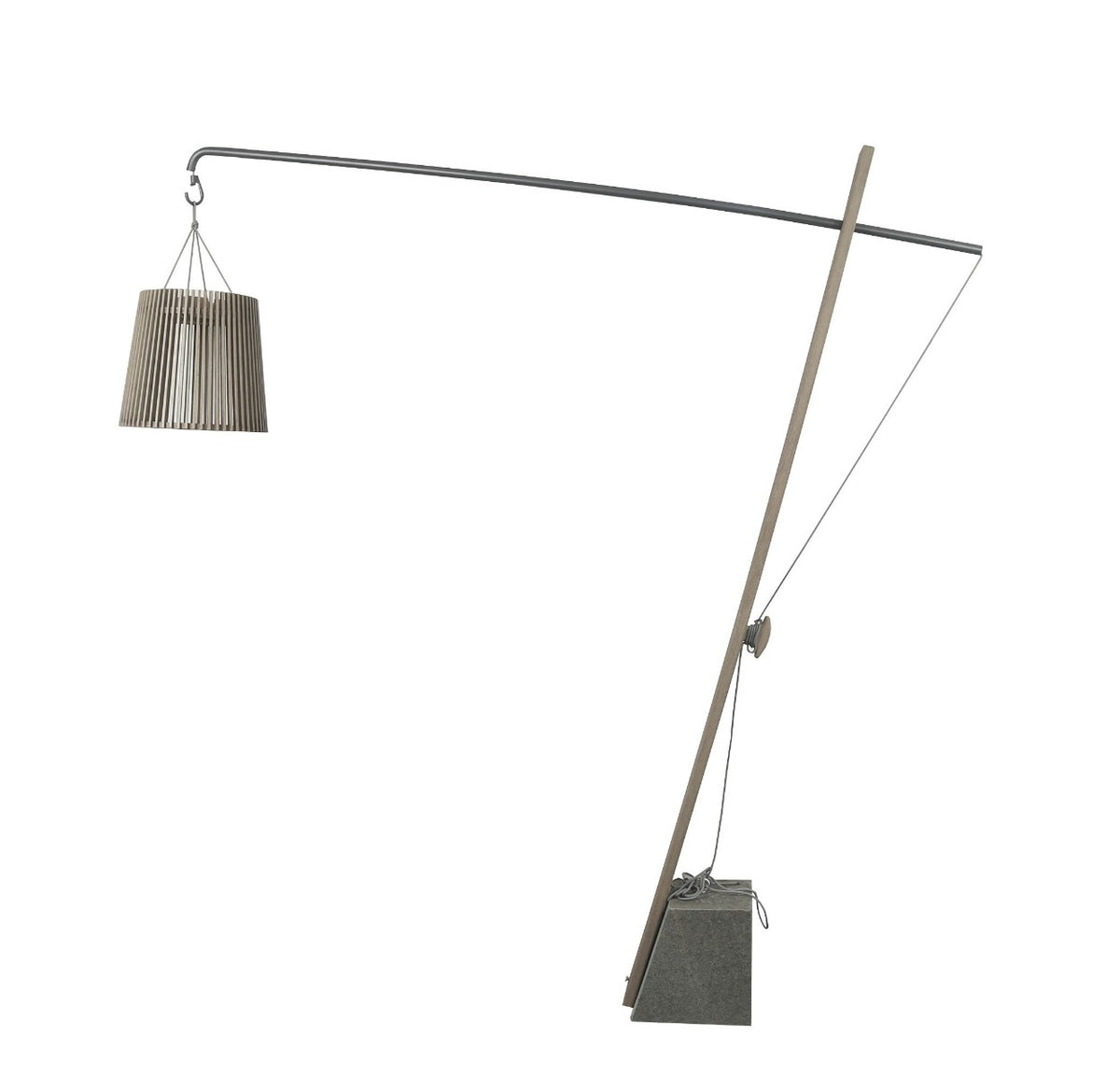 Pendulum Solar LED floor lamp