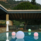 Blitar 24" Solar & Rechargeable Powered Integrated LED Color Changing Outdoor Light, Ellumiglow