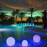 Blitar 24" Solar & Rechargeable Powered Integrated LED Color Changing Outdoor Light, Ellumiglow