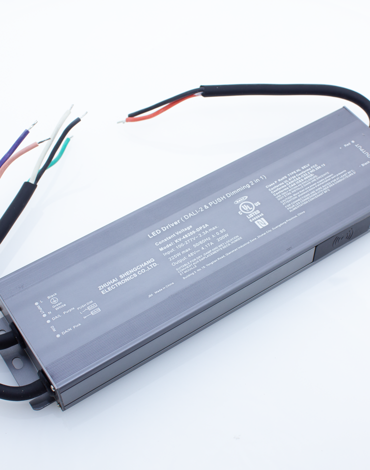 Wavelux 48V Constant Voltage 200W DALI-2 DT8 CCT&Push-Dim LED Driver