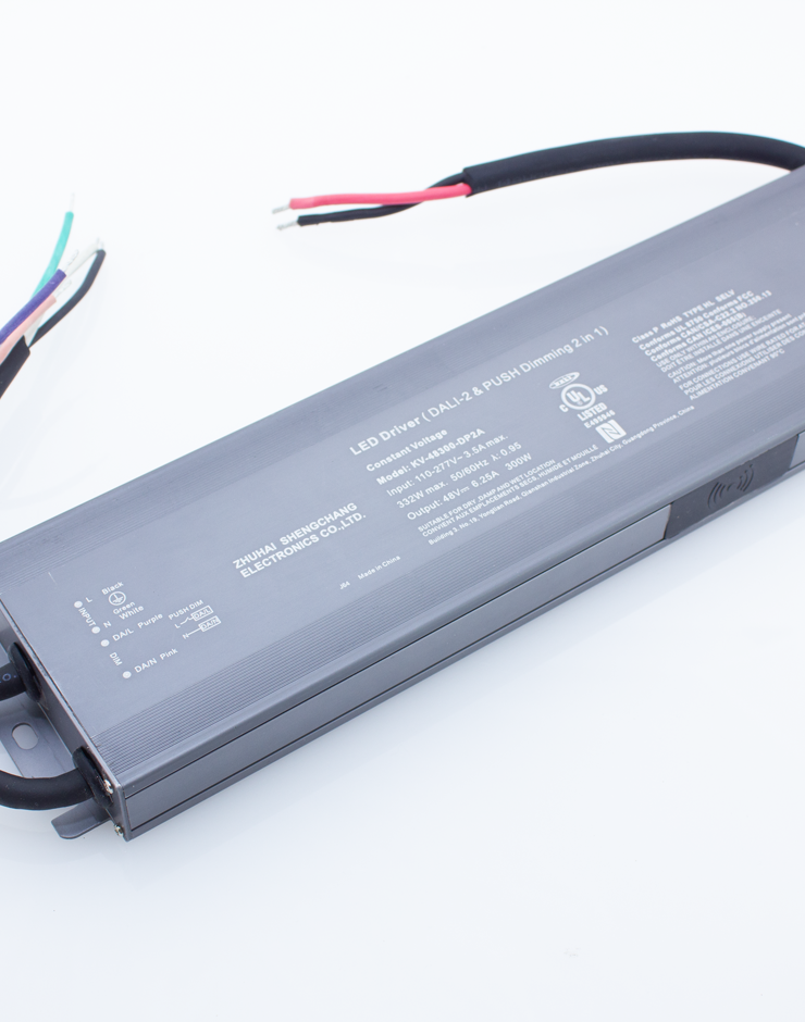 Wavelux 48V Constant Voltage 300W DALI-2 DT8 CCT&Push-Dim LED Driver