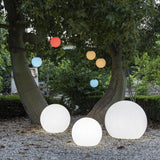 Bitar 20" Globe Shaped Wired LED Outdoor Landscape Light, Ellumiglow