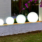 Blitar 24" Globe Shaped Wired LED Outdoor Landscape Light, Ellumiglow
