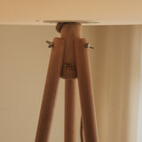 Dumai 55'' 140 Integrated LED Wired Natural Tripod Floor Lamp, Ellumiglow