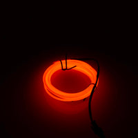 Ellumiglow Charged Orange EL Wire - Custom Length