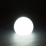Blitar 8" Solar Powered + Rechargeable Integrated LED Color Changing Outdoor Pool Floating Light, Ellumiglow