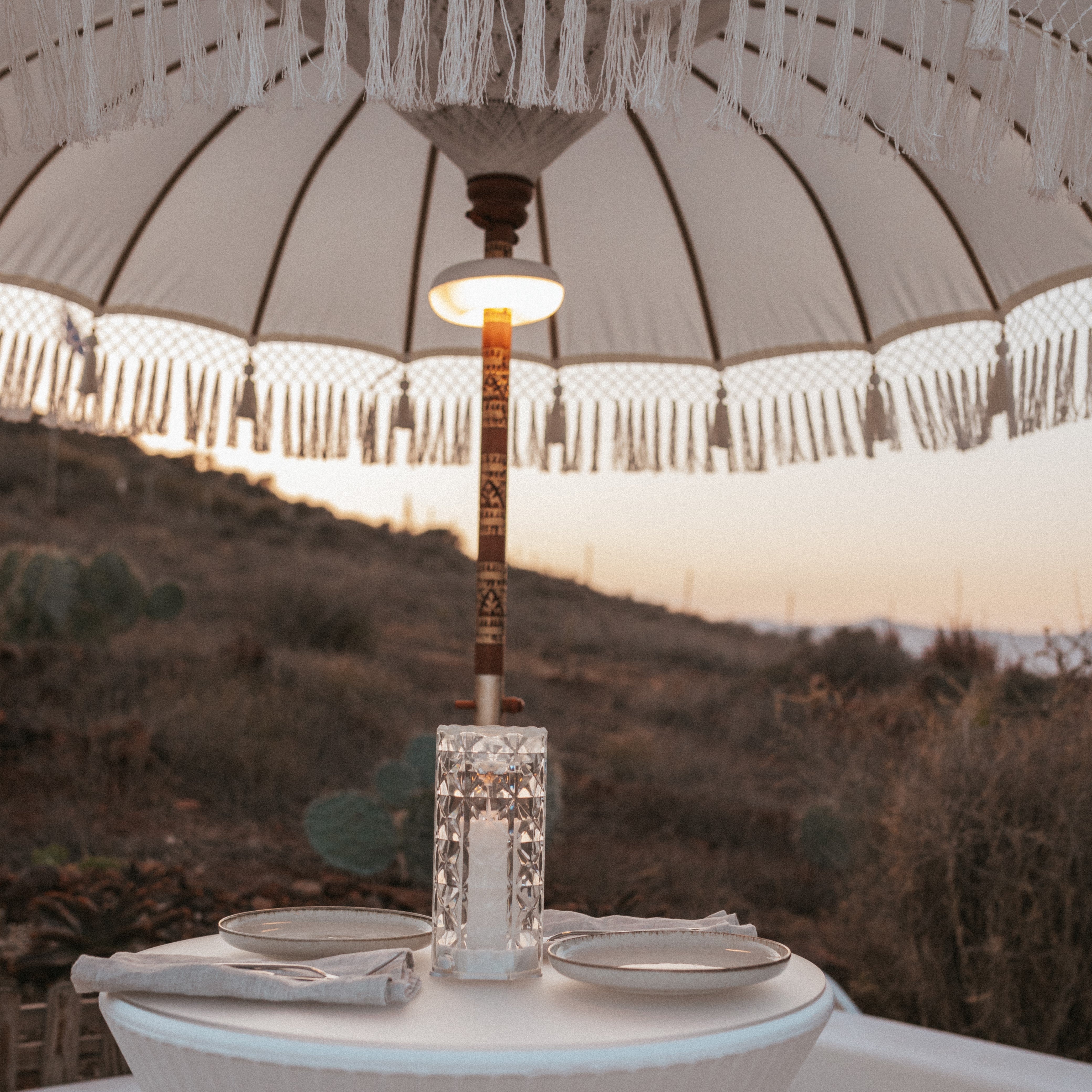 Cimahi 8” Umbrella Pole Light