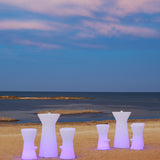 Cirebon Patio Polyethylene Illuminated Bar Stool