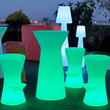 Cirebon Patio Polyethylene Illuminated Bar Stool