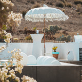 Cirebon 110 Illuminated Patio Polyethylene Height Bar Table, PET Table Top for Backyard, Poolside, Balcony,, Ellumiglow