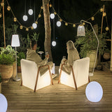 Tarakan Sit Illuminated Patio Lounge chair with Armrest