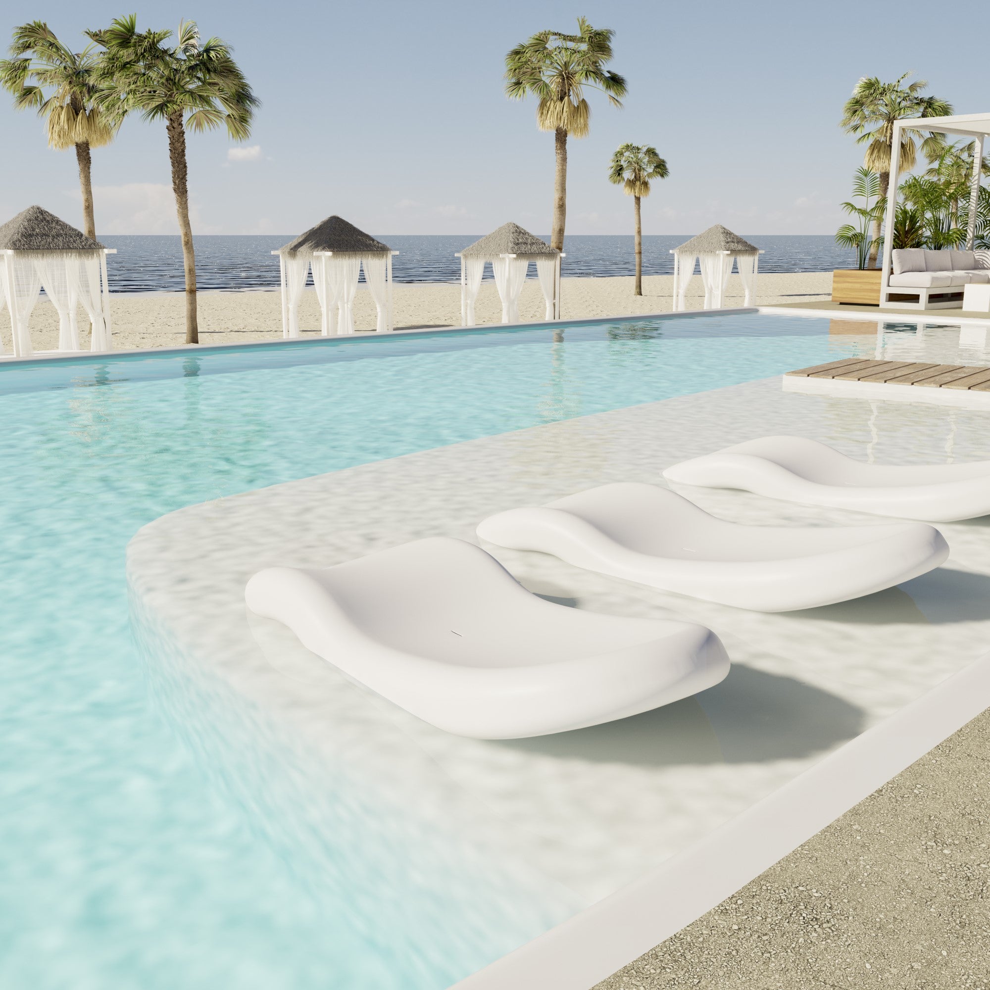 Metro Outdoor Chaise Lounger