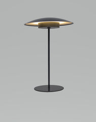 Tual Cordless LED Outdoor Table Lamp 16" Dark Gray