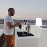 Madiun Outdoor Illuminated Bar Cabinet UL Listed, Ellumiglow