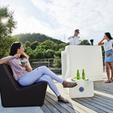 Madiun Outdoor Illuminated Bar Cabinet UL Listed, Ellumiglow