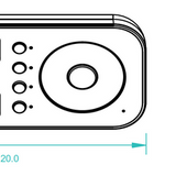 Wavelux Ambient Series Zigbee Single Color 4-Channel Controller - Compatible with Alexa, Google Home, Philips Hue Bridge