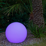 Blitar 12" Solar Powered Integrated LED Color Changing Outdoor Pool Floating Light
