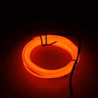 Ellumiglow Charged Orange EL Wire - Custom Length