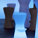 Cirebon Patio Polyethylene Illuminated Bar Stool