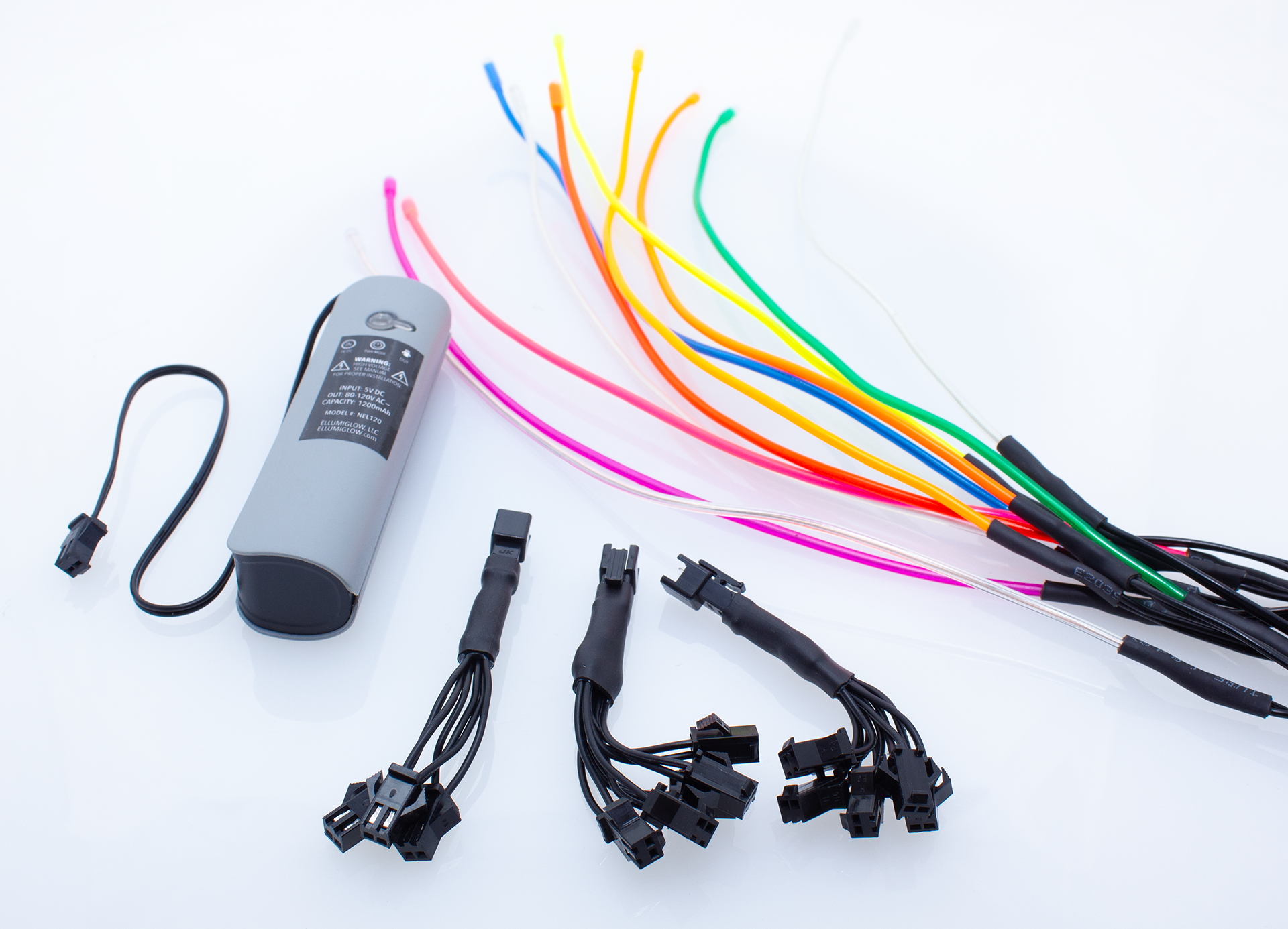 NEW EL Wire Color Evaluation Kit 11 COLORS!