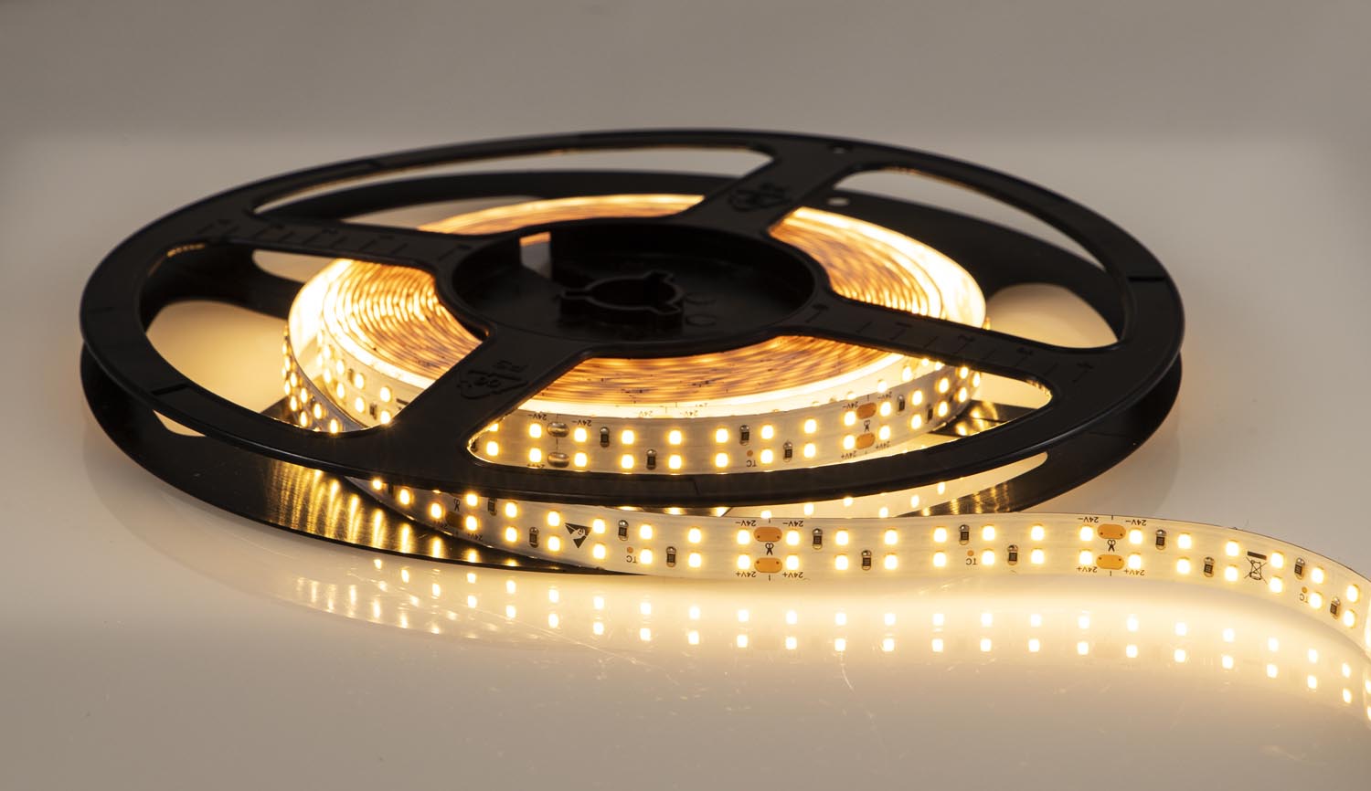 Wavelux 24V Fine Density Dual Row Micro LED Strip Light