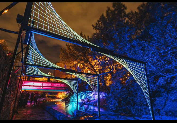 EL Wire: art installations